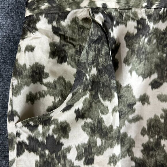 J Crew Dress Womens 4 Silk Ikat Print Bustier Strapless Boned Zip Lined - Picture 8 of 8